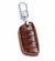 JVCV® Handmade Leather Crocodile Pattern Key Cover – Compatible with New MG Hector, Hector Plus, Windsor & Windsor Pro EV Smart Key