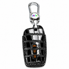 JVCV® Handmade Leather Crocodile Pattern Key Cover – Compatible with Toyota Fortuner, Hilux, Innova Crysta, Fortuner Legender, Innova HyCross, Land Cruiser – 2B/3B Smart Key