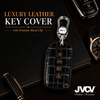 JVCV® Handmade Leather Crocodile Pattern Key Cover – Compatible with Tata Sierra, Curvv & Curvv EV Smart Key