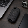 JVCV® Soft TPU Key Cover – Matte Black Pattern – Compatible with Mahindra XUV700, Thar, Bolero, Scorpio, Scorpio N, XUV300, TUV300 & XUV400 EV – 3 Button Flip Key
