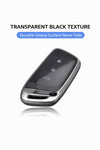 JVCV® Soft TPU Key Cover – Combo Pack (Matte Black + Transparent Black) – Compatible with New MG Hector, Hector Plus, Windsor & Windsor Pro EV Smart Key