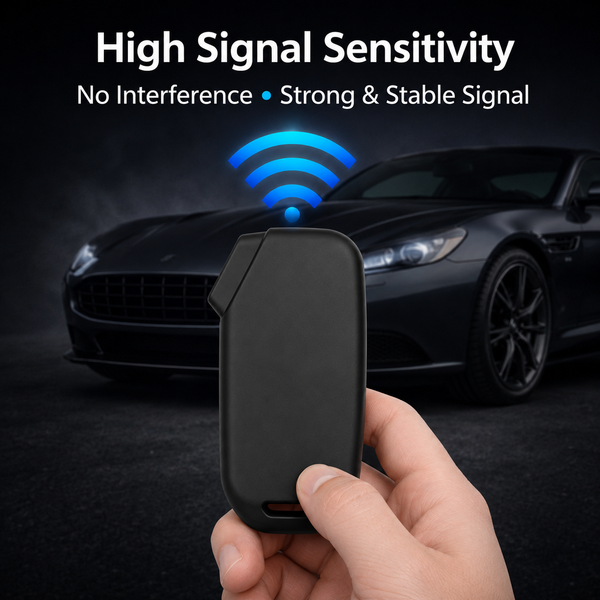 JVCV® Soft TPU Key Cover – Matte Black Pattern – Compatible with Kia Seltos 2023 Facelift HTX, Carens X-Line, Sonet Facelift & Clavis EV – 3/4 Button Smart Key