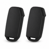 JVCV® Soft TPU Key Cover – Matte Black Pattern – Compatible with Kia Seltos 2023 Facelift HTX, Carens X-Line, Sonet Facelift & Clavis EV – 3/4 Button Smart Key
