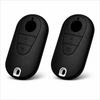 JVCV® Soft TPU Key Cover – Matte Black Pattern – Compatible with Mercedes-Benz S-Class, G-Class & E-Class (2022 Onwards) – 3 Button Smart Key