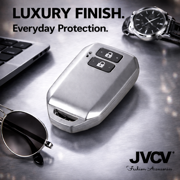 JVCV® Soft Matte Finish TPU Cover Compatible with Suzuki & Toyota smart key