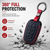 JVCV® Handmade Leather Key Cover – Premium Protective Case – Compatible with Tata Nexon, Harrier, Tiago EV, Altroz, Tigor, Safari, Nexon EV, Punch & Punch EV – 4 Button Smart Key