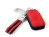 JVCV® Suede Leather Key Cover for Suzuki & Toyota Smart Keys – Compatible with Jimny, Grand Vitara, Baleno, Fronx, Swift, Glanza, Hyryder & More