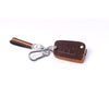 JVCV® Suede Leather Key Cover Compatible with Skoda Kylaq Slavia Kushaq Taigun Tiguan Virtus Octavia Kodiaq Superb Folding Key