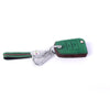 JVCV® Suede Leather Key Cover Compatible with Skoda Kylaq Slavia Kushaq Taigun Tiguan Virtus Octavia Kodiaq Superb Folding Key