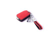 JVCV® Suede Leather Key Cover Compatible with Skoda Kylaq Slavia Kushaq Taigun Tiguan Virtus Octavia Kodiaq Superb Folding Key