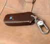 JVCV® Handmade Leather Car Key Cover with Keychain | Premium Smart Key Protector Compatible with BMW 2023 New 7 Series 740i 760i X1 X5 X7 XM IX I7 Smart Key