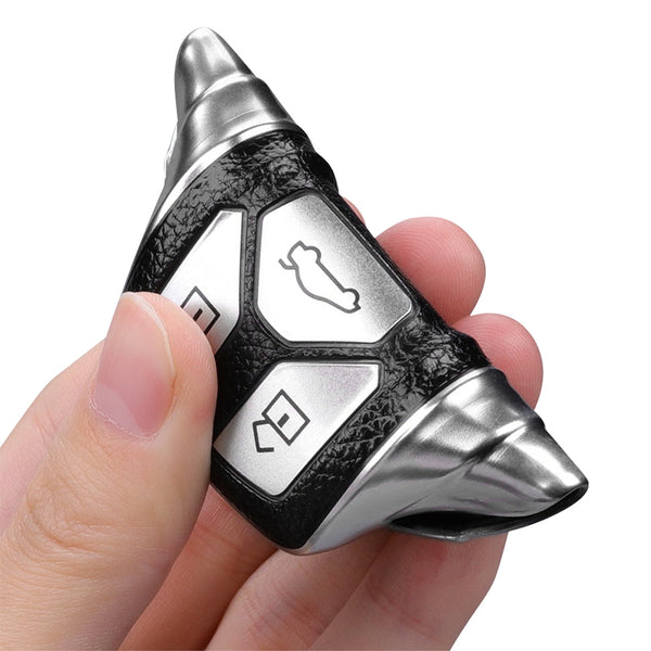 JVCV® Premium Soft TPU Leather Pattern Key Cover Compatible with Audi Smart Key
