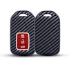 Hard Case Key Cover Compatible with Honda City Elevate Civic Jazz Amaze CR-V WR-V BR-V 3 Button Push Button Start Smart Key