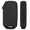 JVCV® Soft TPU Key Cover – Matte Black Pattern – Compatible with Kia Seltos 2023 Facelift HTX, Carens X-Line, Sonet Facelift & Clavis EV – 3/4 Button Smart Key
