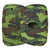 Car Styling Soft Silicone Camouflage Key Cover Compatible with Hyundai Alcazar Venue Creta Elantra Tucson Push Button Smart Key (Green Camouflage)