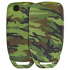 Car Styling Soft Silicone Camouflage Flip Key Cover Compatible with Tata Tiago Tigor Hexa Punch Nexon Zest Bolt Safari Storme (Green Camouflage)