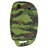 Car Styling Soft Silicone Camouflage Key Cover Compatible with Hyundai Creta Venue Aura Elite i20 Grand i10 Nios Xcent 3 Button Flip Key (Green Camouflage)
