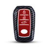 Hard Case Key Cover Compatible with Toyota Innova Crysta Fortuner Legender Hycross Hilux Land Cruiser 3 Button Smart Key