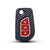 JVCV® Hard Case Key Cover for Toyota Innova Crysta & Corolla Altis – Flip Key | Premium Protective Shell