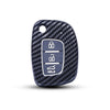 Hard Case Key Cover Compatible with Hyundai Creta Venue Aura Elite i20 Grand i10 Nios Xcent - 3 Button Flip Key