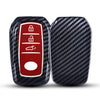 Hard Case Key Cover Compatible with Toyota Innova Crysta Fortuner Legender Hycross Hilux Land Cruiser 3 Button Smart Key