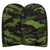 Car Styling Soft Silicone Camouflage Key Cover Compatible with Jeep Compass Smart Key (Green Camouflage)