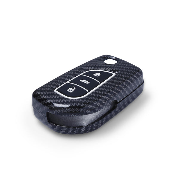 Hard Case Key Cover Compatible with Toyota Innova Crysta and Corolla Altis Flip Key