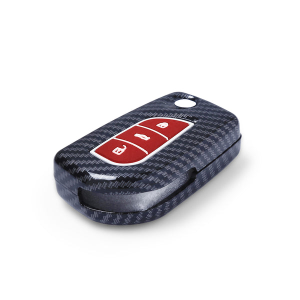 Hard Case Key Cover Compatible with Toyota Innova Crysta and Corolla Altis Flip Key