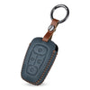 JVCV® Handmade Leather Key Cover – Premium Protective Case – Compatible with Tata Nexon, Harrier, Tiago EV, Altroz, Tigor, Safari, Nexon EV, Punch & Punch EV – 4 Button Smart Key