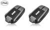 JVCV® Soft TPU Transparent Cover – Compatible with Isuzu Keys (Transparent Black)