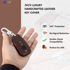 JVCV® Handmade Leather Crocodile Pattern Key Cover – Compatible with Mercedes-Benz E-Class, S-Class, A-Class, C-Class & G-Class Smart Key
