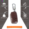 JVCV® Handmade Leather Crocodile Pattern Key Cover – Compatible with Toyota Fortuner, Hilux, Innova Crysta, Fortuner Legender, Innova HyCross, Land Cruiser – 2B/3B Smart Key