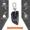 JVCV® Handmade Leather Crocodile Pattern Key Cover – Compatible with BMW 2, 3, 5, 6, 7 Series, X1, X2, X3, X5, X6 – Blade Smart Key