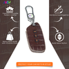 JVCV® Handmade Leather Crocodile Pattern Key Cover – Compatible with New MG Hector, Hector Plus, Windsor & Windsor Pro EV Smart Key