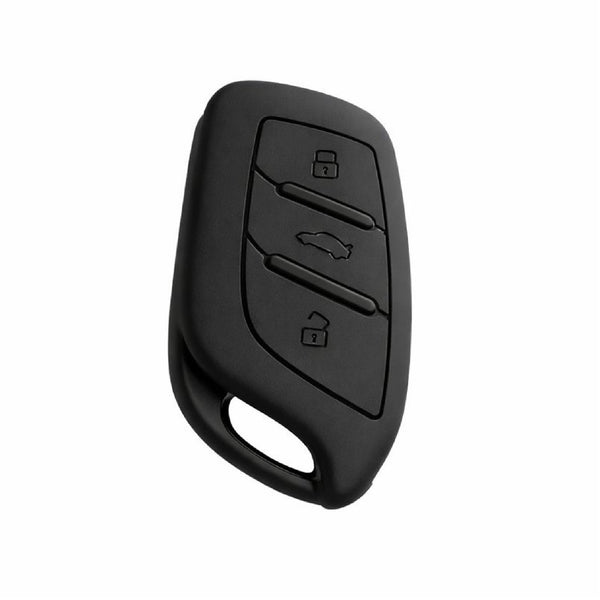 JVCV® Soft TPU Key Cover – Matte Black Pattern – Compatible with MG Astor & ZS EV Smart Key