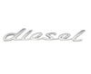 JVCV® 3D Metal Diesel Sticker for Car Fuel Tank Chrome Logo Decal Emblem Badge for All Cars and Bikes