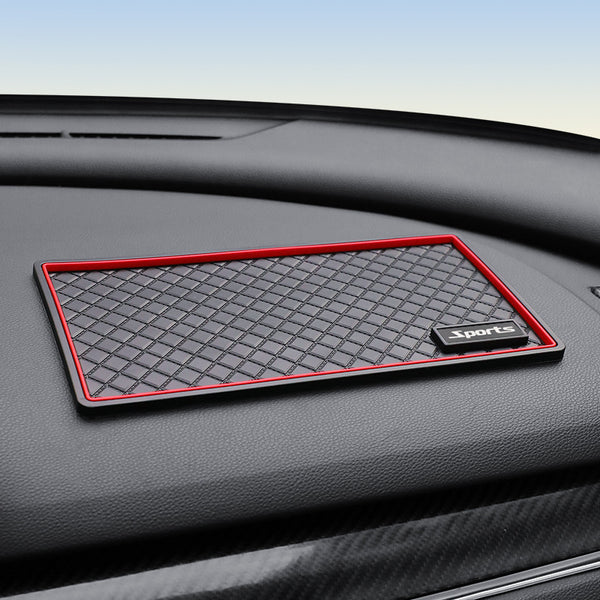 JVCV® Anti Slip Car Dashboard Mat Universal Magic Anti Slide PU Sticky Multifunctional Anti Slip Grip Mat for Phones Sunglasses Keys Electronic Devices Coins Heat Resistant Leaves no Residue