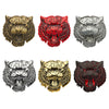 JVCV® 3D Metal Tiger Sticker Chrome Logo Decal Emblem Badge for All Cars Bikes Laptops Headphones Helmets Home Office Accessory