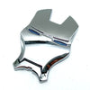 JVCV® 3D Metal Iron M face Sticker Chrome Logo Decal Emblem Badge for All Cars Bikes Laptops Headphones Helmets Home Office Accessory