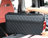 JVCV® PU Leather Car Trunk Boot Organizer with Lid — Anti‑Slip, Foldable & Waterproof