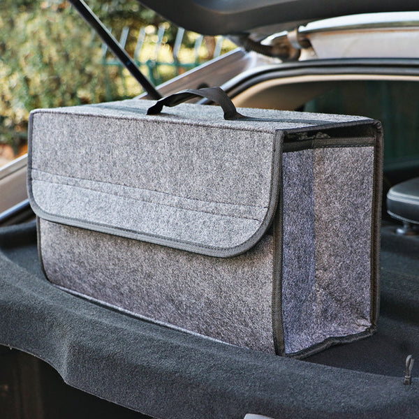 JVCV® Large Anti-Slip Car Trunk Organizer – Heavy-Duty Foldable Boot Storage for SUVs, Sedans & Trucks