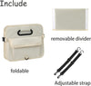 JVCV® XL Car Trunk Boot Organizer Collapsible Multi-Compartment Car Storage Waterproof 600D Oxford Polyester Reinforced Handles suitable for any Car Suv Sedan Minivan Anti Slip Bottom