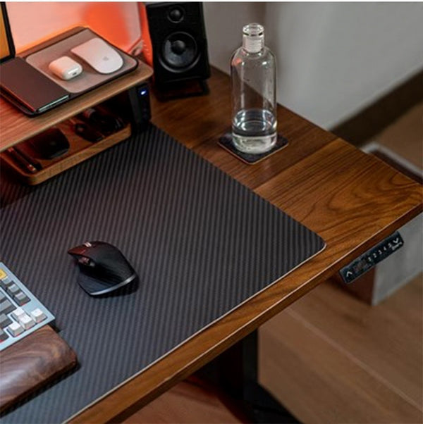 JVCV® Large Premium Vegan Leather Desk Mat Non Slip Extended Mouse Pad Reversible for Work from Home Office Gaming Accessories 80 X 40 cm