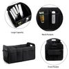 JVCV® XL Car Trunk Boot Organizer Collapsible Multi-Compartment Car Storage Waterproof 600D Oxford Polyester Reinforced Handles suitable for any Car Suv Sedan Minivan Anti Slip Bottom