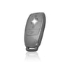 JVCV® Soft TPU Transparent Cover Compatible with Benz E Series Smart Key (Transparent Black)