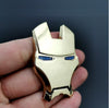 JVCV® 3D Metal Iron M face Sticker Chrome Logo Decal Emblem Badge for All Cars Bikes Laptops Headphones Helmets Home Office Accessory