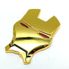 JVCV® 3D Metal Iron M face Sticker Chrome Logo Decal Emblem Badge for All Cars Bikes Laptops Headphones Helmets Home Office Accessory