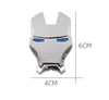 JVCV® 3D Metal Iron M face Sticker Chrome Logo Decal Emblem Badge for All Cars Bikes Laptops Headphones Helmets Home Office Accessory