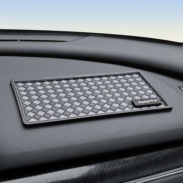 JVCV® Anti Slip Car Dashboard Mat Universal Magic Anti Slide PU Sticky Multifunctional Anti Slip Grip Mat for Phones Sunglasses Keys Electronic Devices Coins Heat Resistant Leaves no Residue