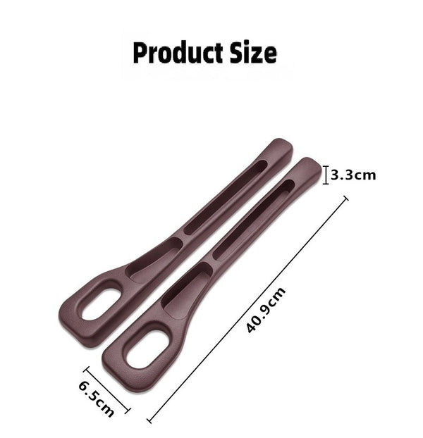 JVCV® Car Seat Gap Filler with Double Slot Storage – Premium PU Leather Gap Plug Organizer for Cars | Anti-Drop Design, Easy Installation – Black, Beige &amp; Brown